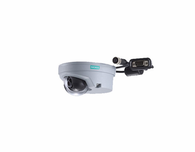 Moxa VPort 06-2L28M-T - EN50155,FHD,H.264/MJPEG IP camera,M12 connector,1 audio input, 24VDC,2.8mm Lens,-40 to70 d by MOXA